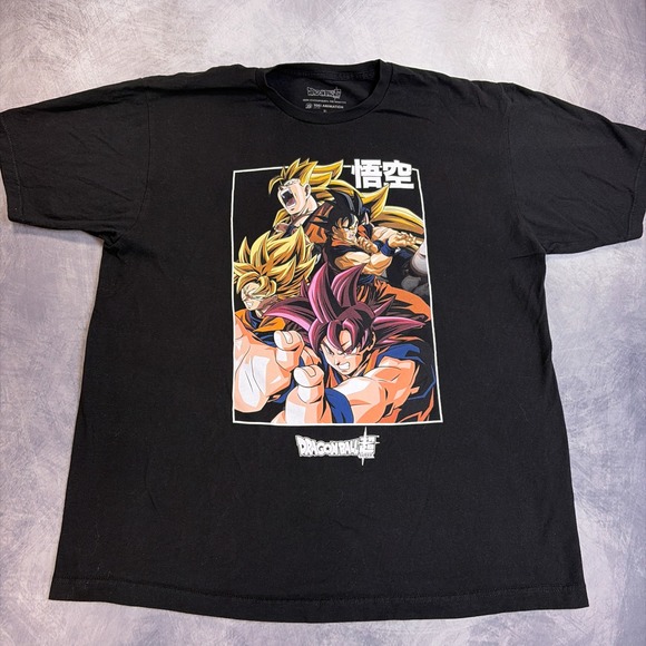 Dragon Ball Super Other - Dragon Ball Super Goku Graphic T-Shirt Mens XL Black Anime Short Sleeve Tee